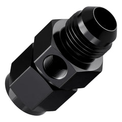 EVIL ENERGY 8AN take-off with swivel and 1/8 in NPT gauge port for monitoring.
