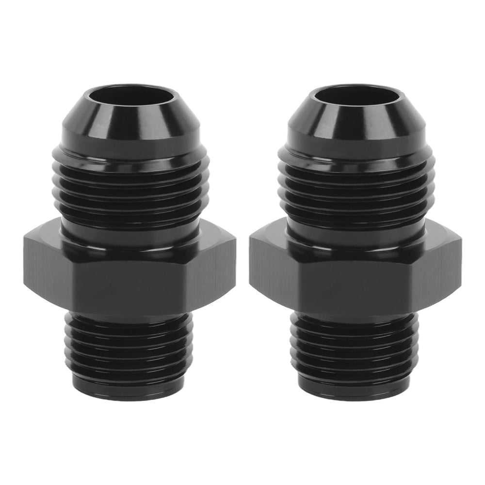 EVIL ENERGY 8AN to 5/8-18 inverted flare straight adapter enables secure fuel-line connections with corrosion resistance.