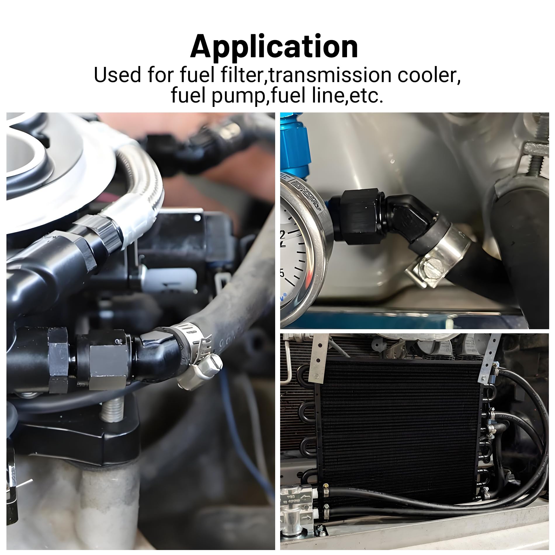 EVIL ENERGY 90-degree swivel aids routing in tight spaces and engine bays