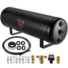 EVIL ENERGY air tank 4-gallon front view shows durable steel construction for reliable air storage.
