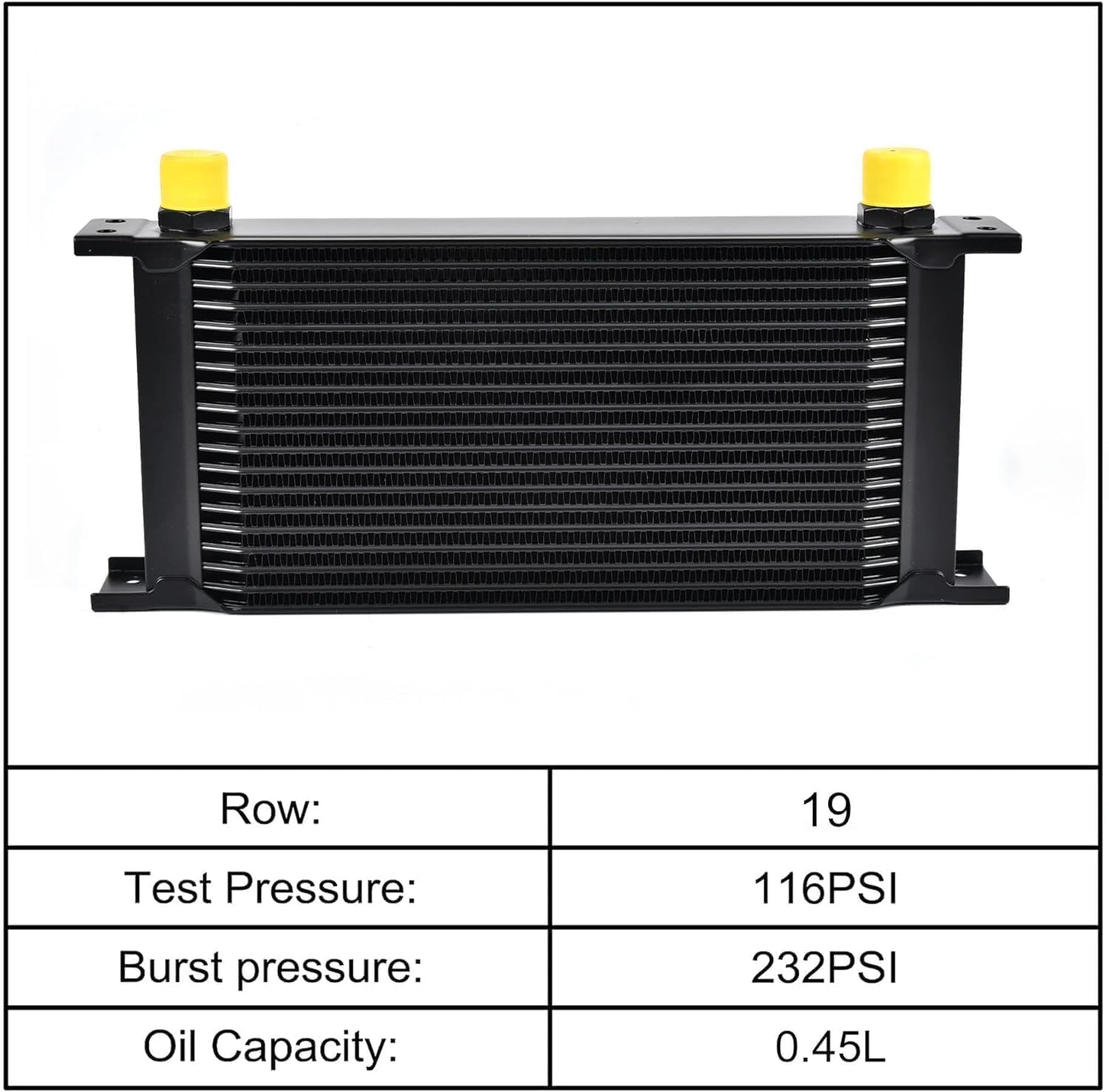 EVIL ENERGY aluminium oil cooler body emphasizes durability and heat resistance.