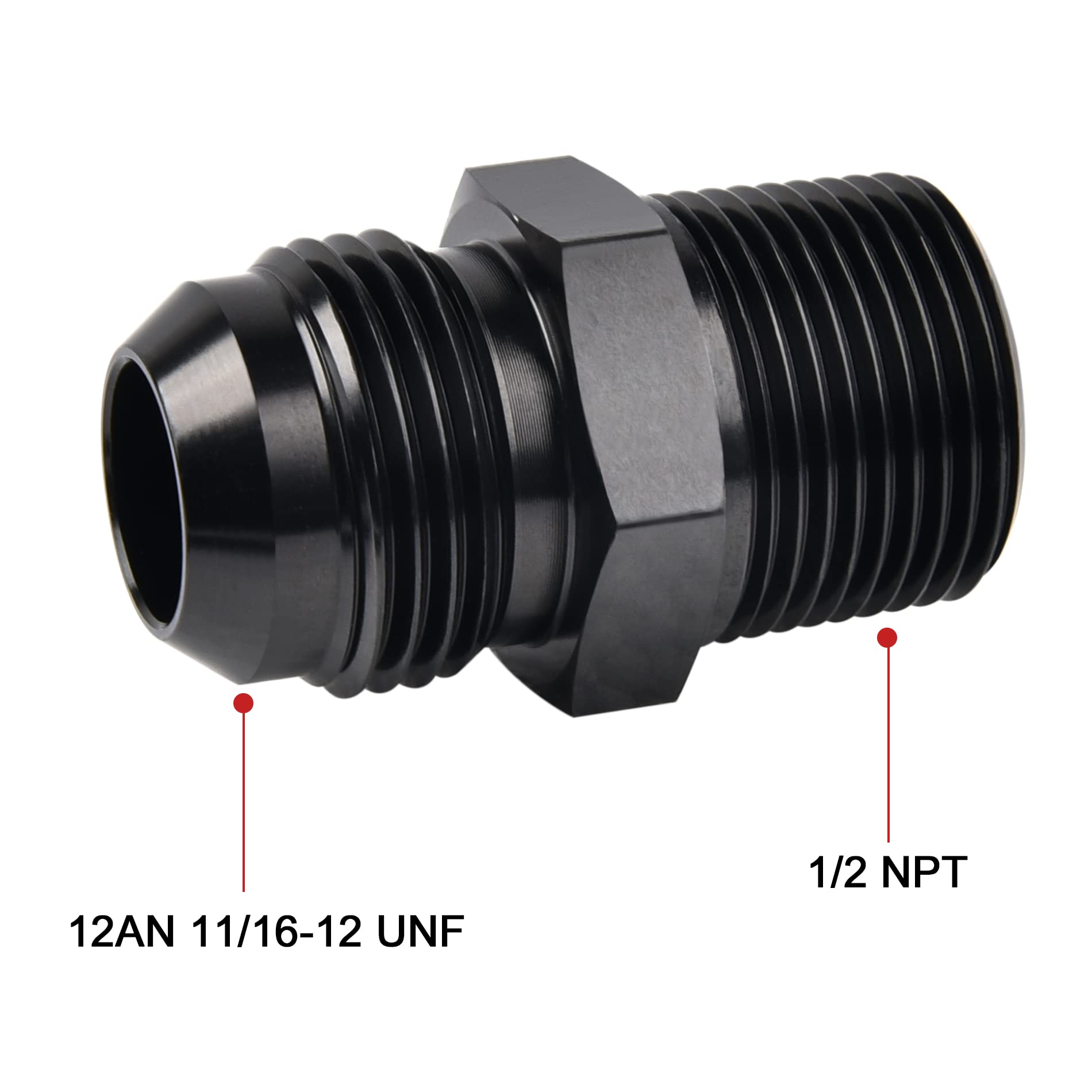 EVIL ENERGY aluminum 6061-T6 with black finish, durable and corrosion-resistant connector.