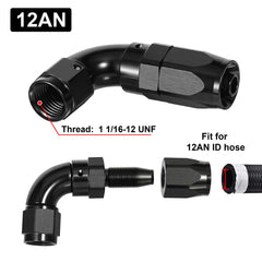 EVIL ENERGY aluminum 6061-T6 body hose end fitting for durable high pressure use