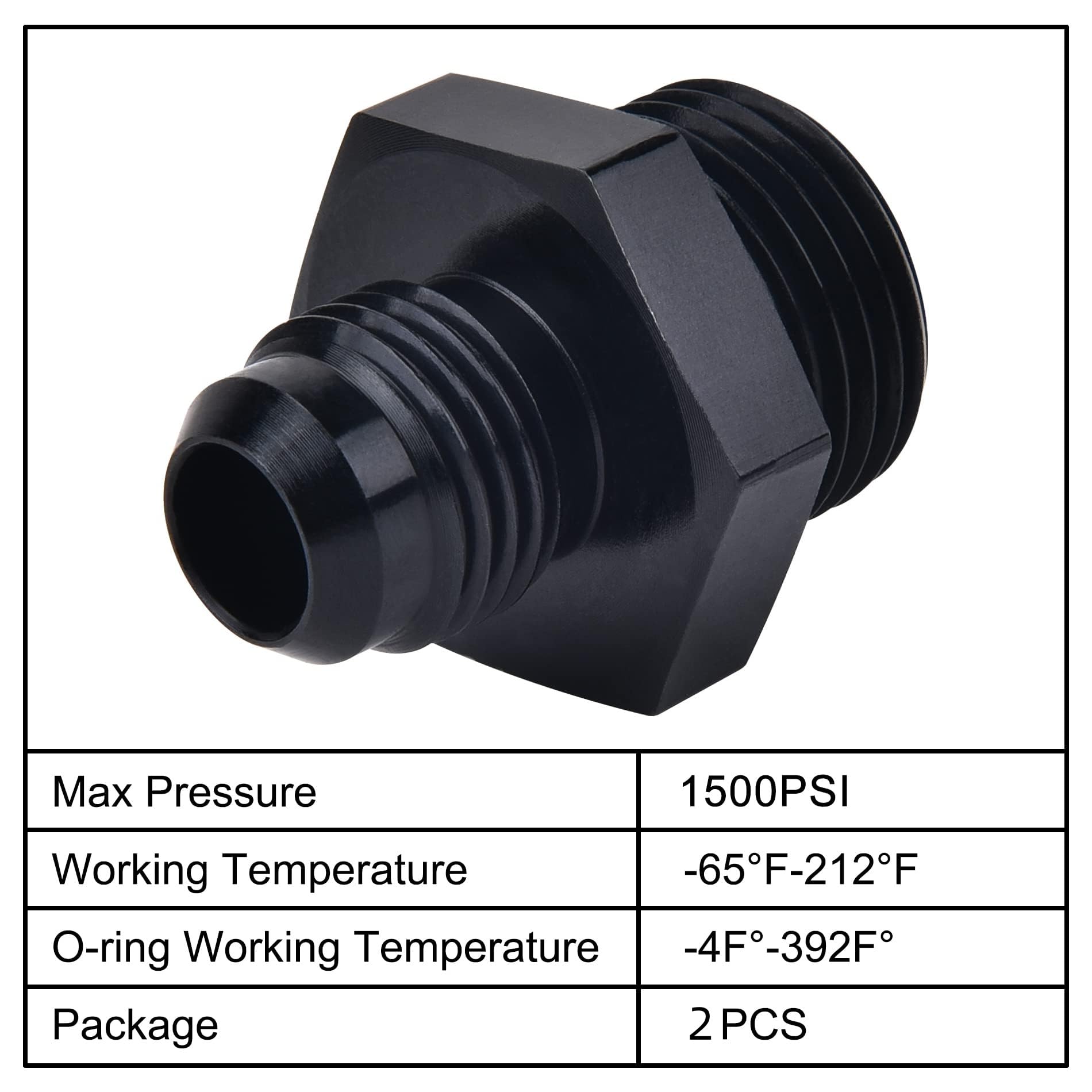 EVIL ENERGY aluminum 6061-T6 body keeps fittings lightweight yet sturdy.