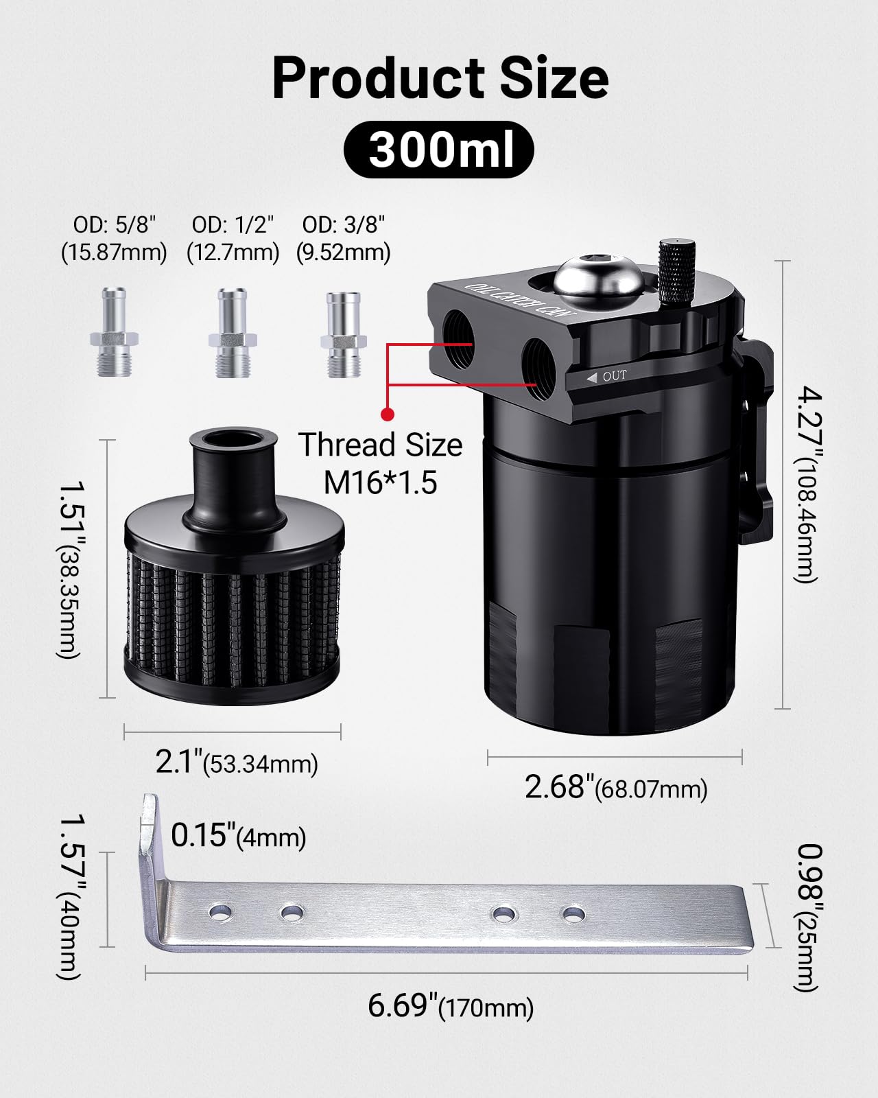 EVIL ENERGY aluminum oil tank emphasizing durability and corrosion resistance