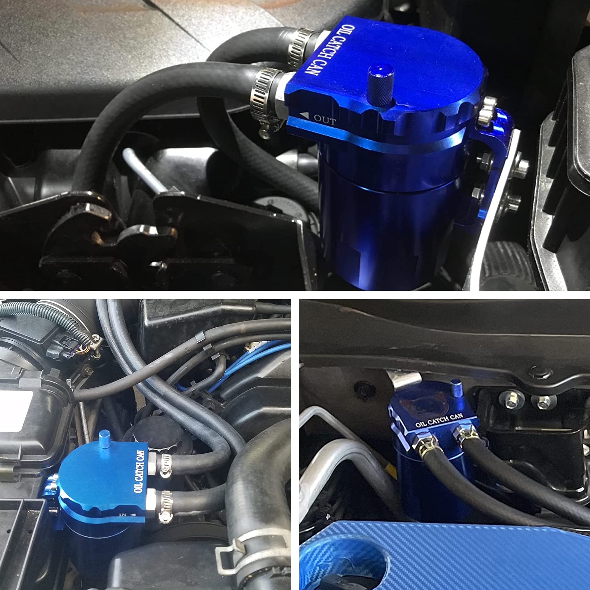 EVIL ENERGY aluminum tank keeps PCV installs tidy and compact.