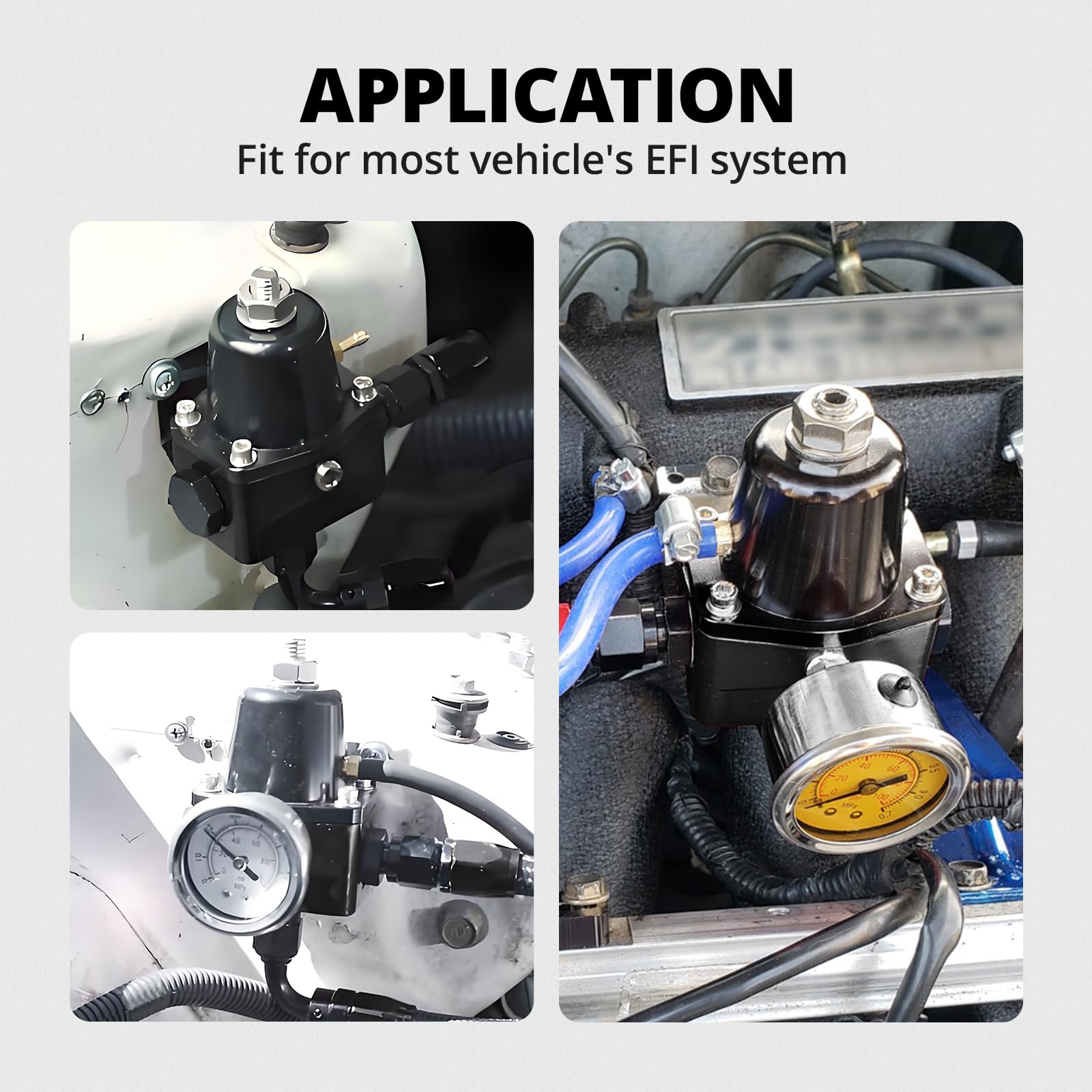 EVIL ENERGY complete kit includes regulator, gauge, bracket, and fittings for install.