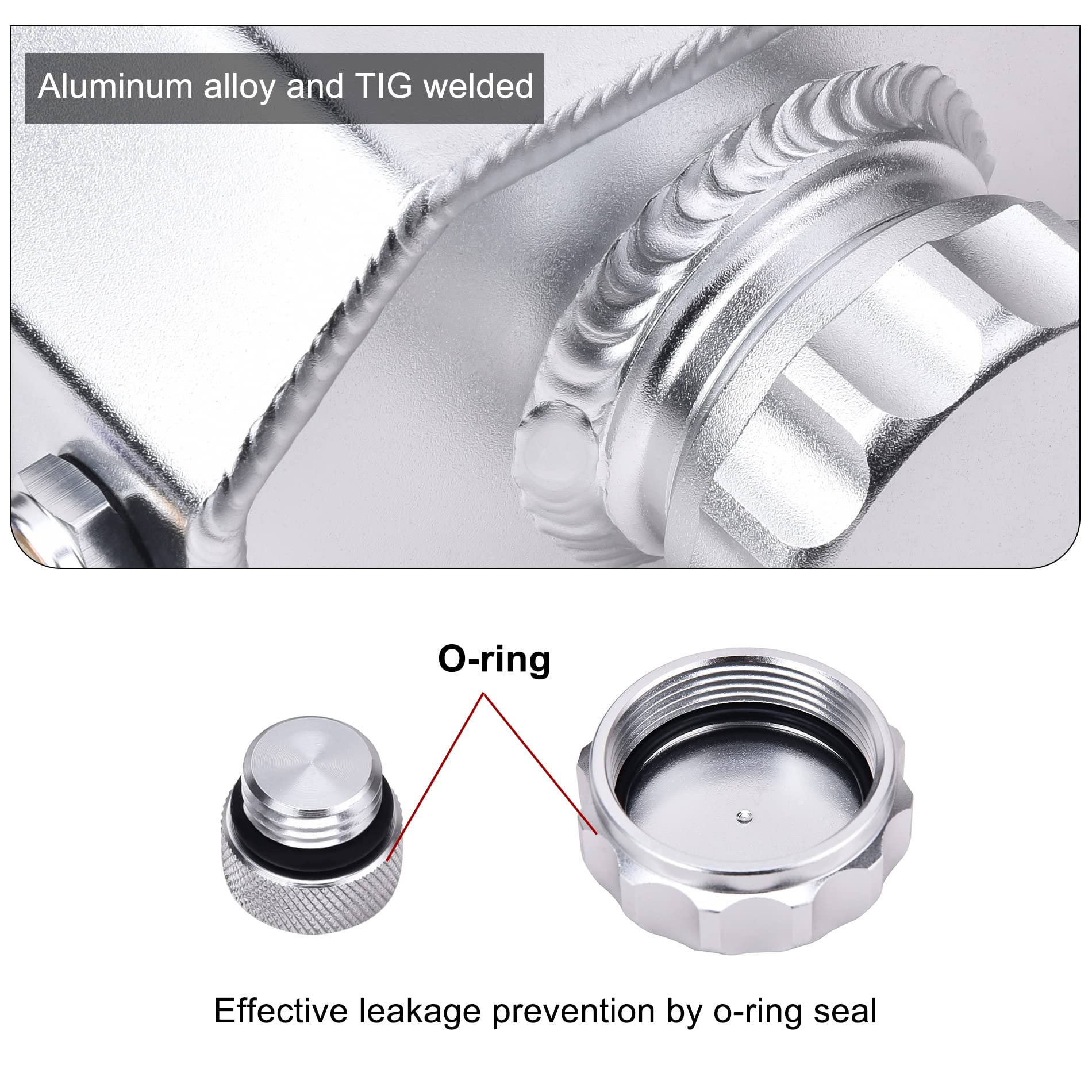 EVIL ENERGY bottom drain and top tank ports facilitate effortless overflow transfer.