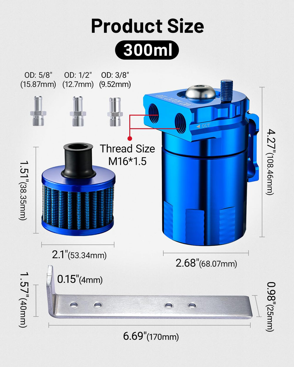 EVIL ENERGY breather-filtered catch can enhances pre-PCV venting