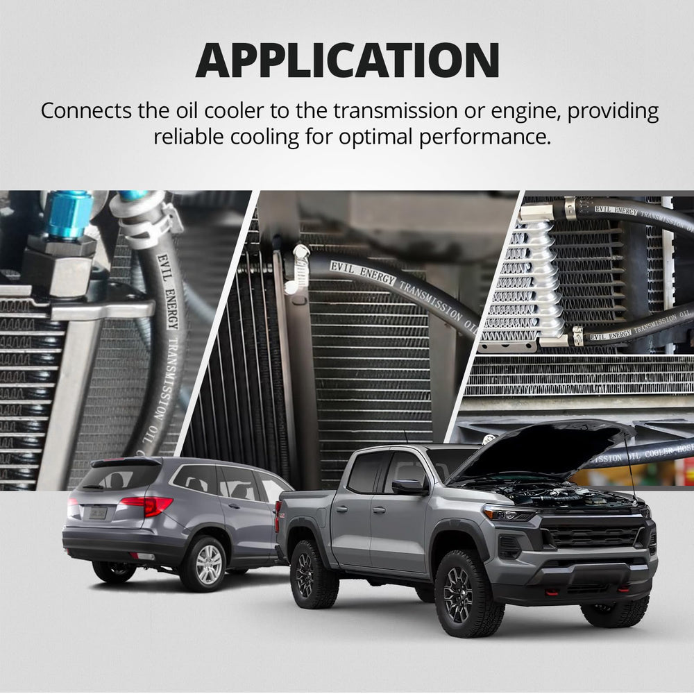 EVIL ENERGY burst pressure 1000 psi design supports demanding automotive use.