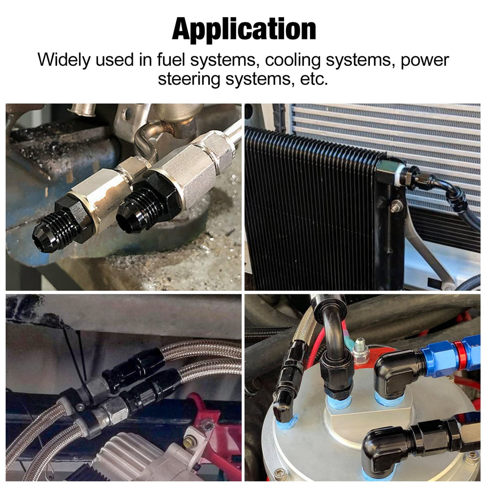 EVIL ENERGY compact 2-pack adapter for versatile fuel cooling and power steering lines