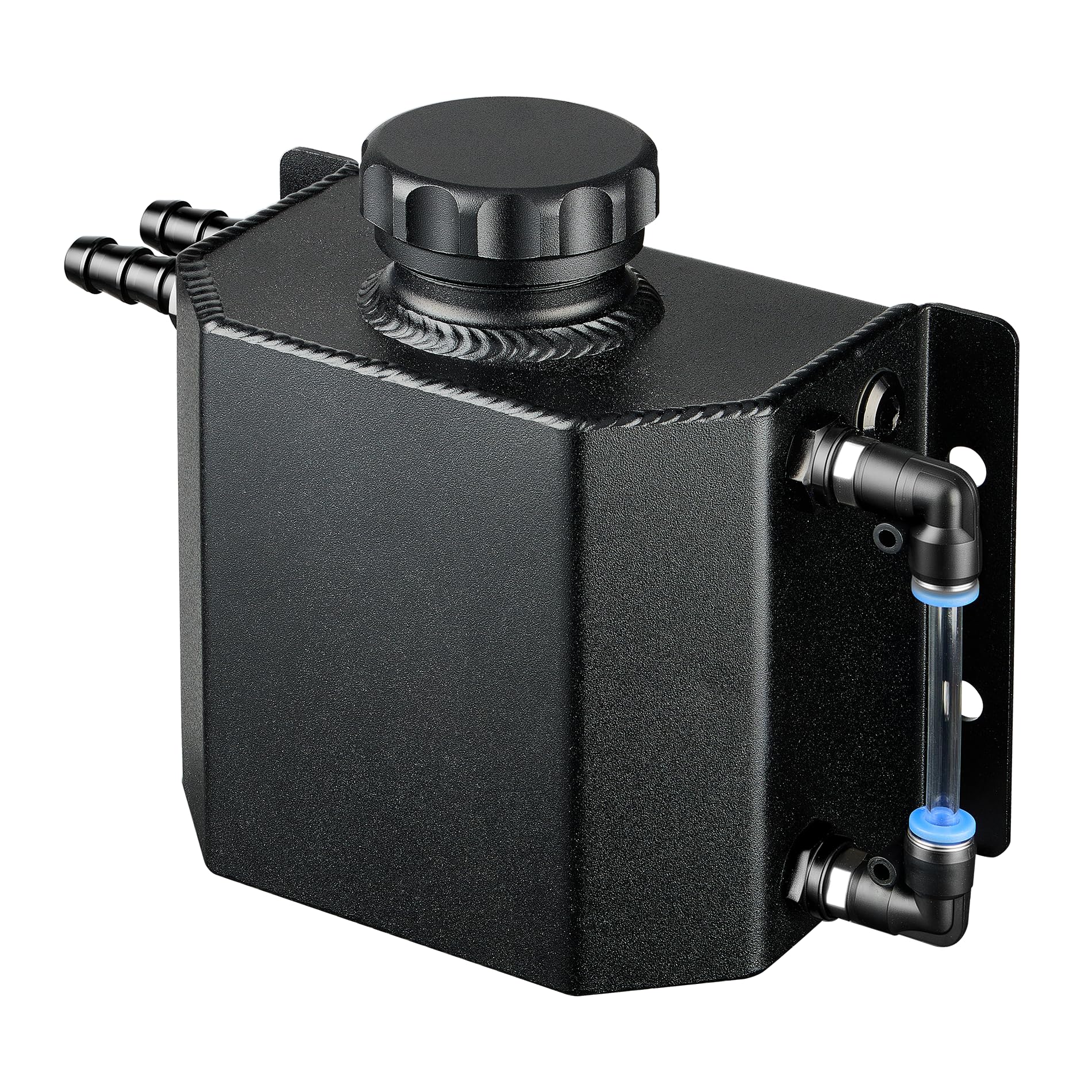 EVIL ENERGY coolant overflow tank 1L black, keeps coolant secure and organized.