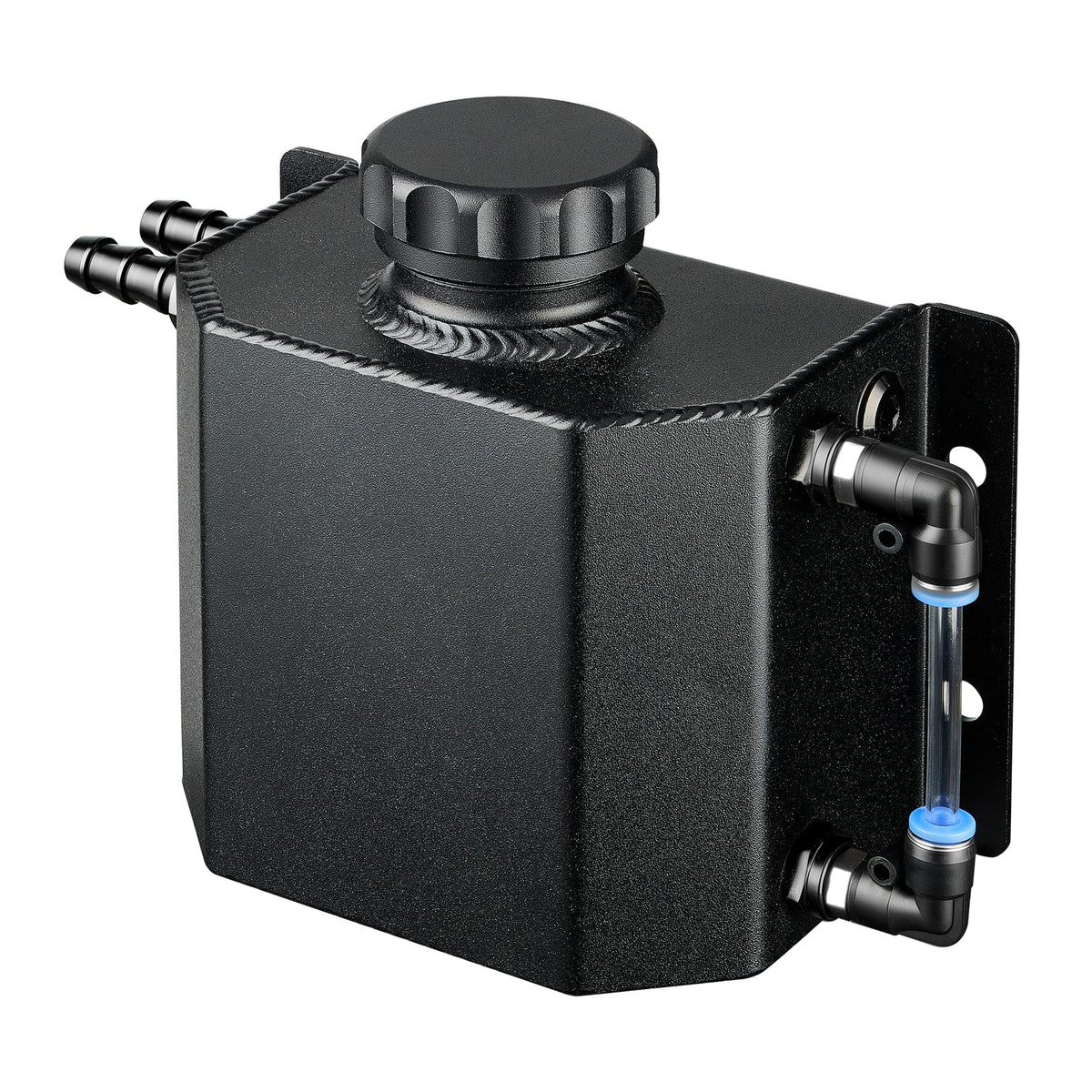 EVIL ENERGY coolant overflow tank 1L black, keeps coolant secure and organized.