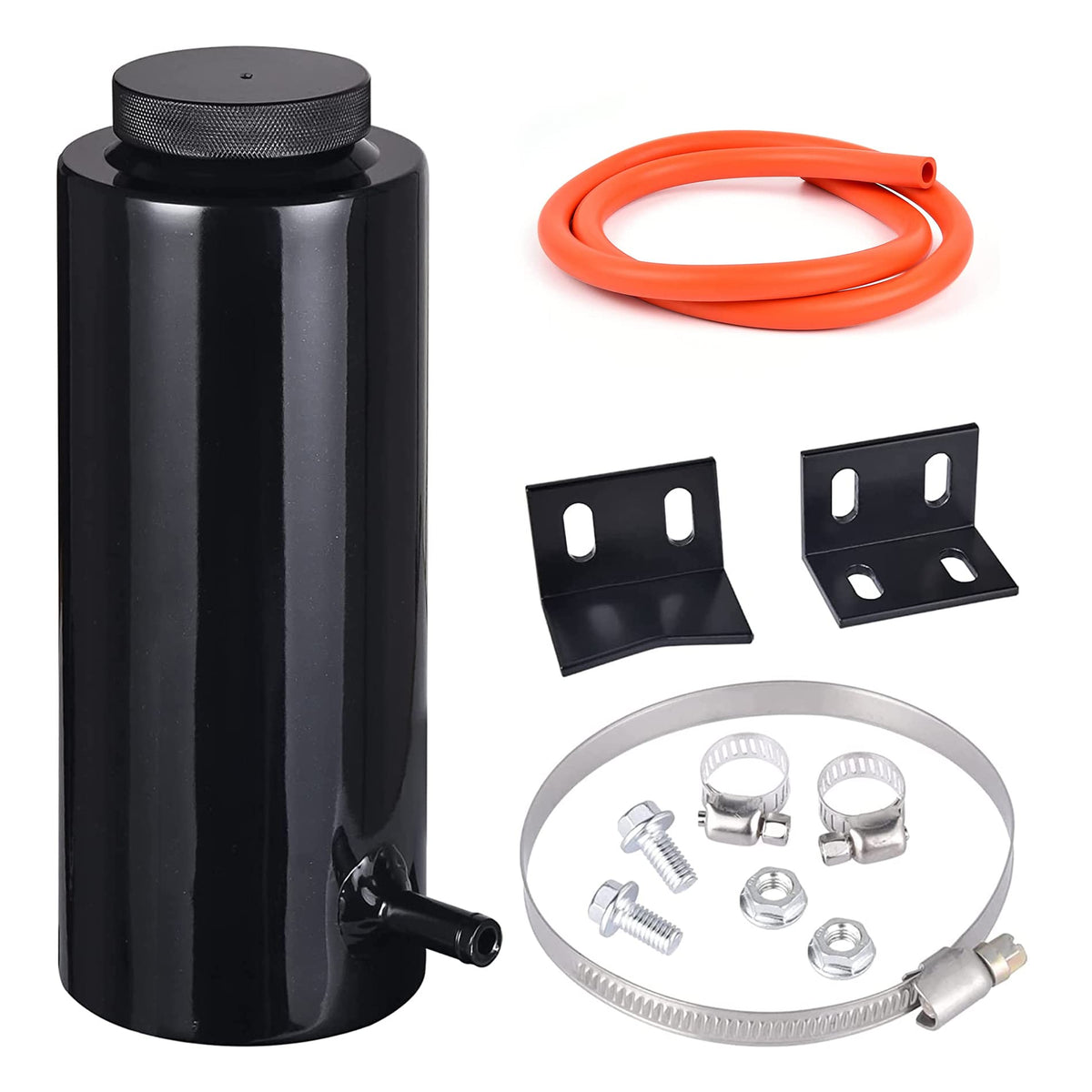 EVIL ENERGY coolant overflow tank 800ml seen in full view for universal vehicle compatibility.