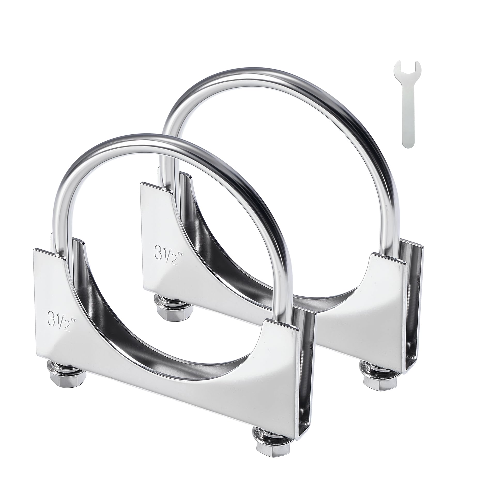 EVIL ENERGY durable exhaust clamp in use in harsh environments.