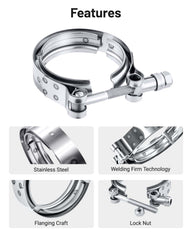 EVIL ENERGY clamp installer aligning exhaust system components