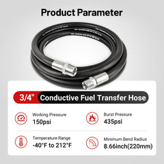 EVIL ENERGY farm tank hose used for diesel dispensing scenarios.