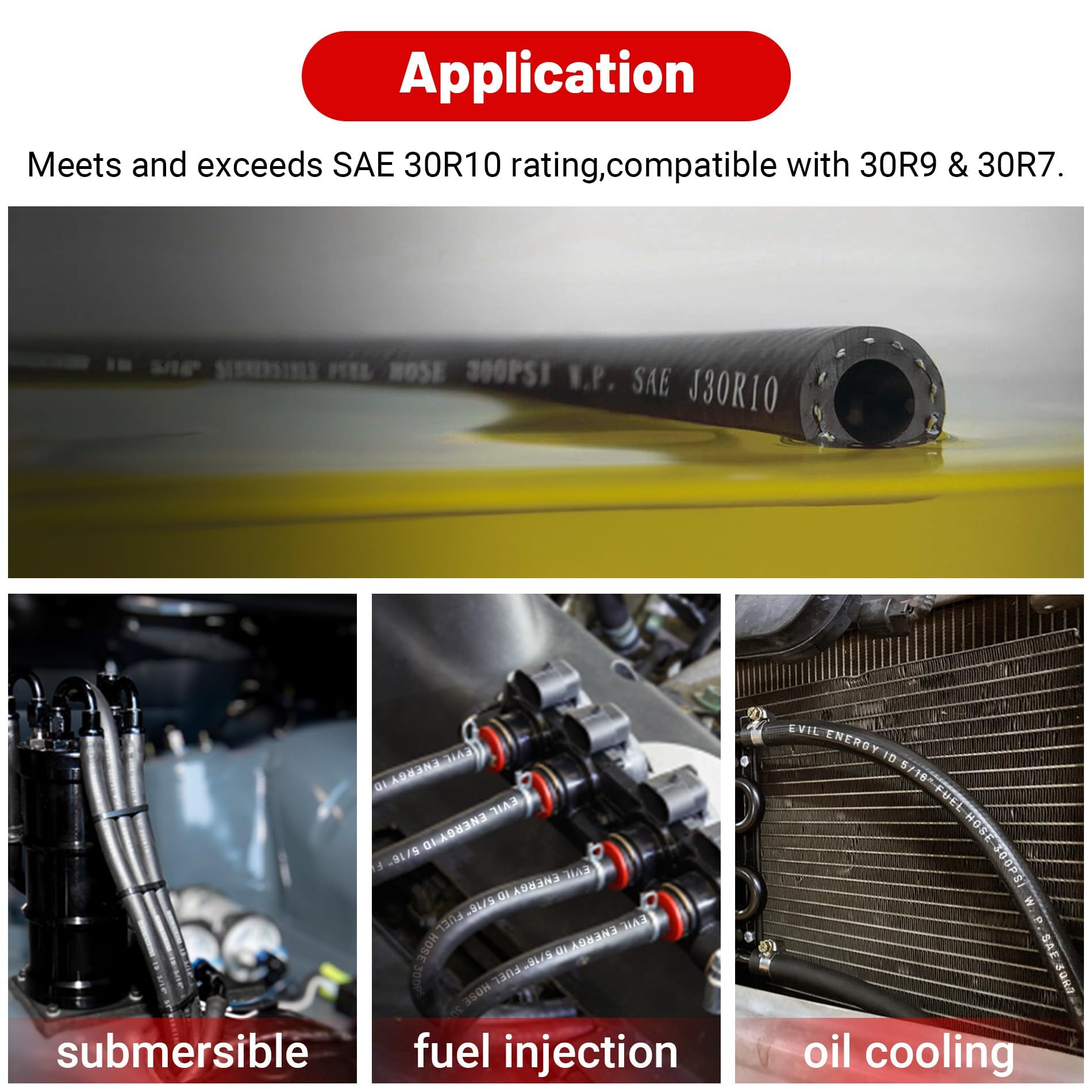 EVIL ENERGY fuel line assembly for tank-to-pump connections