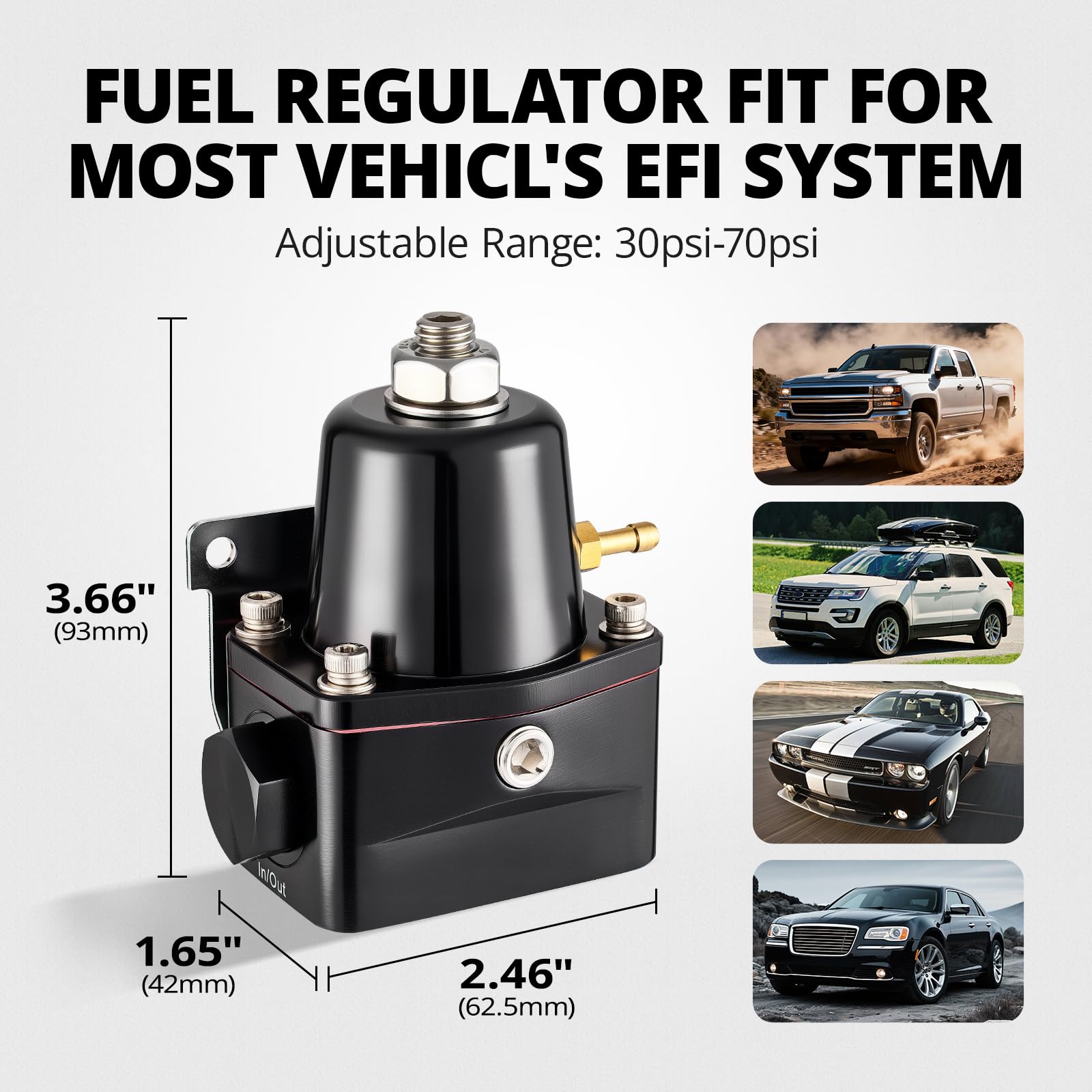 EVIL ENERGY regulator top adjustment screw enables precise pressure tuning.