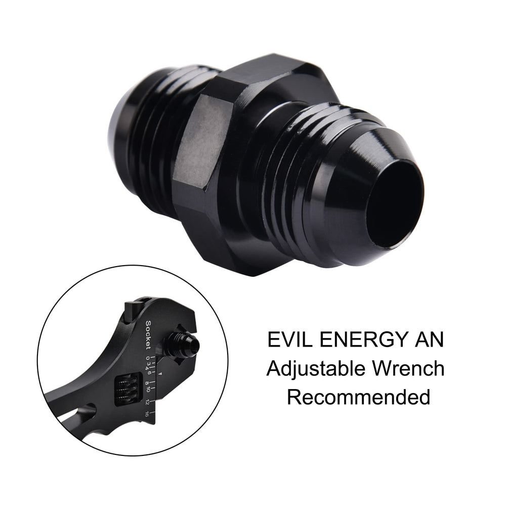 EVIL ENERGY fuel system application illustrates hose extension and pump connection.
