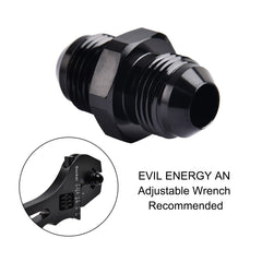 EVIL ENERGY fuel system application illustrates hose extension and pump connection.