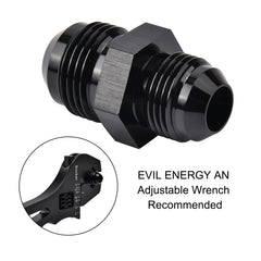 EVIL ENERGY fuel system adapter enables easy hose extensions and reliable connections.