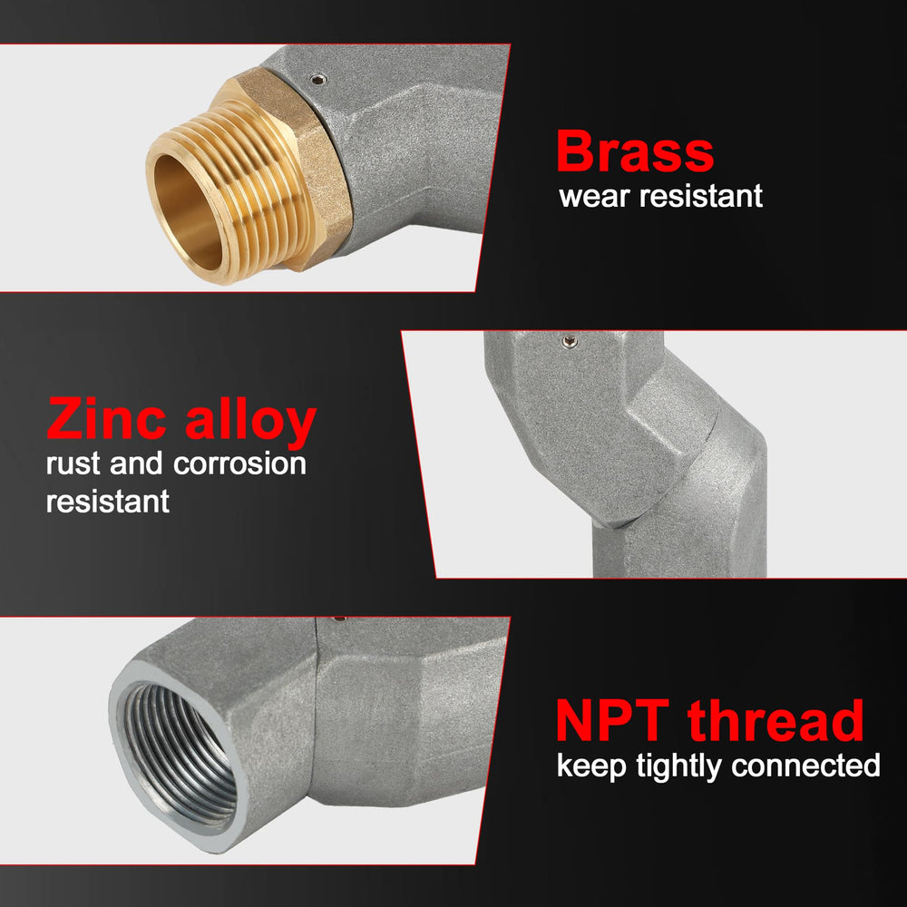 EVIL ENERGY Fuel transfer hose adapter compatible with diesel, gasoline, kerosene, and more.