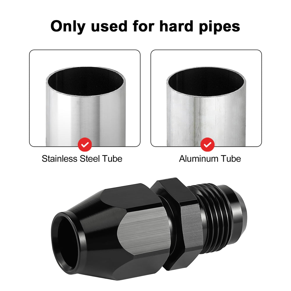 EVIL ENERGY half-inch compression to 8AN adapter for engine mods.
