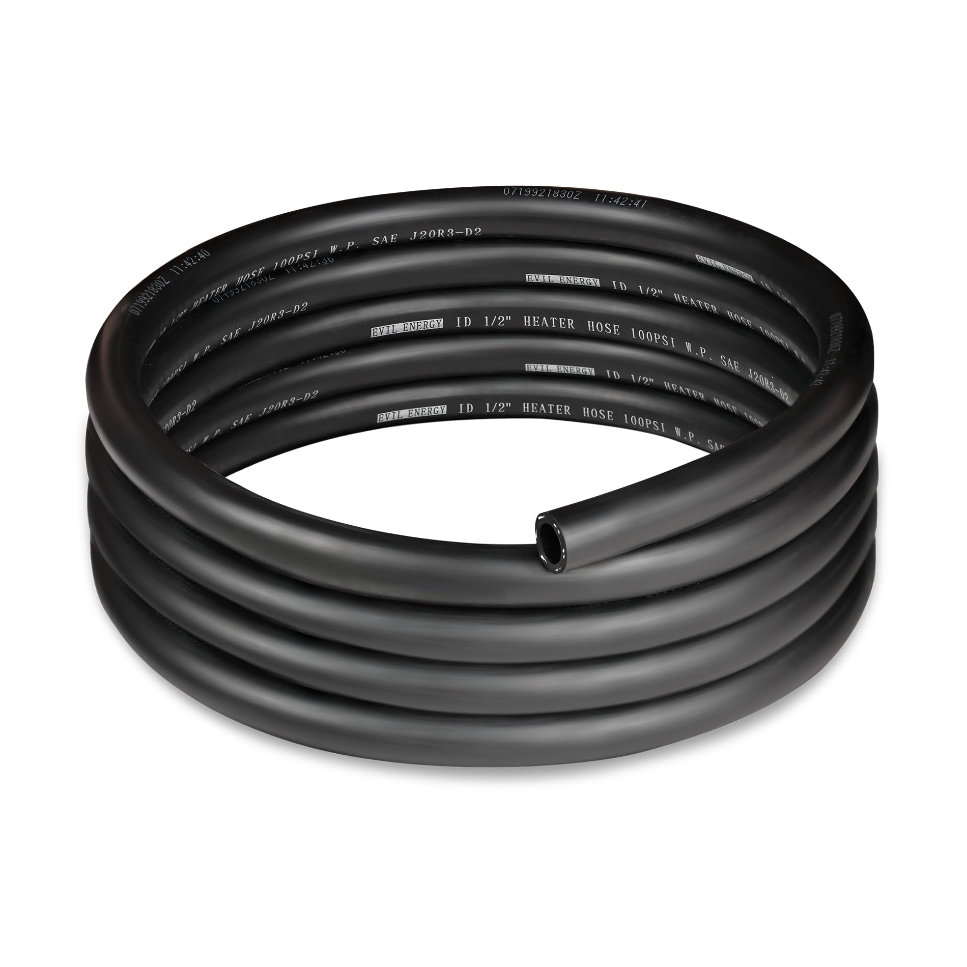 EVIL ENERGY half inch hose for coolant and radiator connections, flexible for tight fits