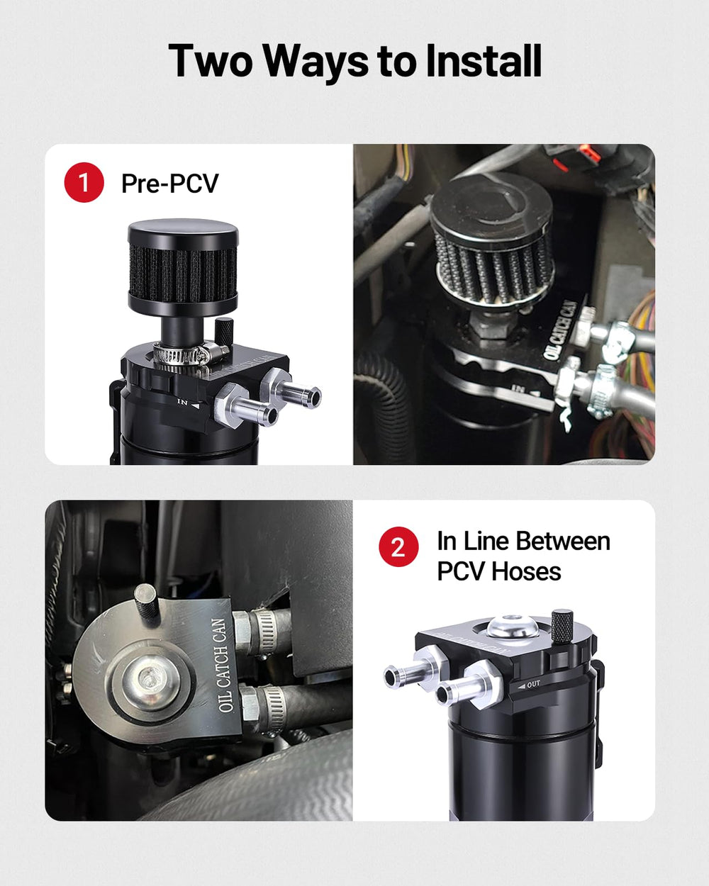 EVIL ENERGY inlet/outlet threads M16x1.5 for easy fitting