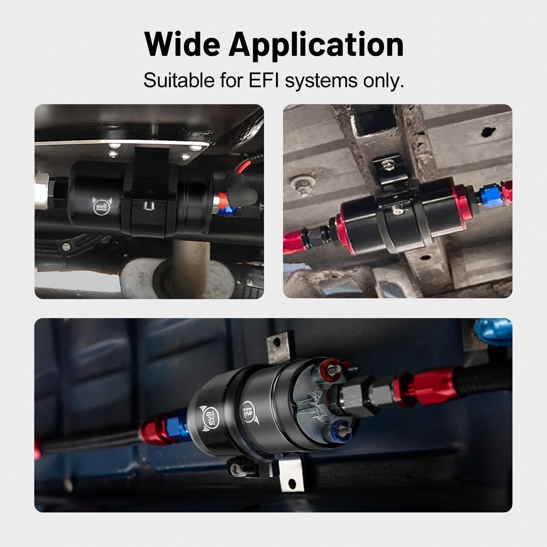 EVIL ENERGY inline pump with gaskets and hardware for easy mounting