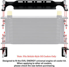 EVIL ENERGY installation-ready kit with bracketing and fasteners for quick setup.