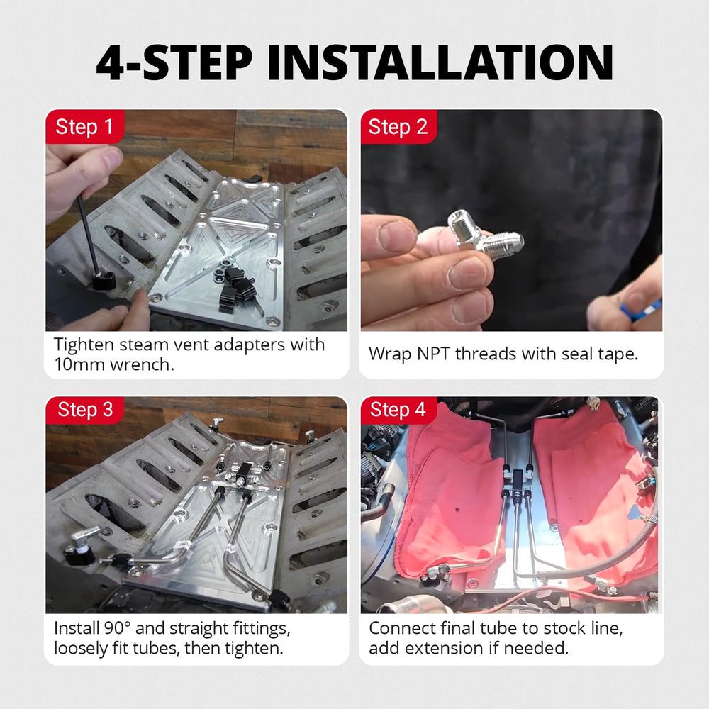 EVIL ENERGY LS steam vent kit O-rings and shims ensuring reliable seals