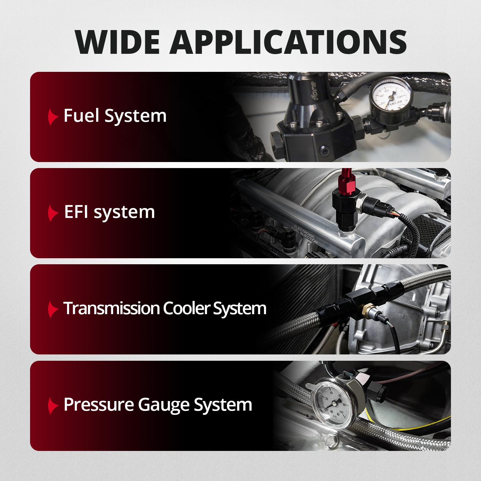 EVIL ENERGY aluminium fitting rated up to 1500 PSI supports high-performance systems