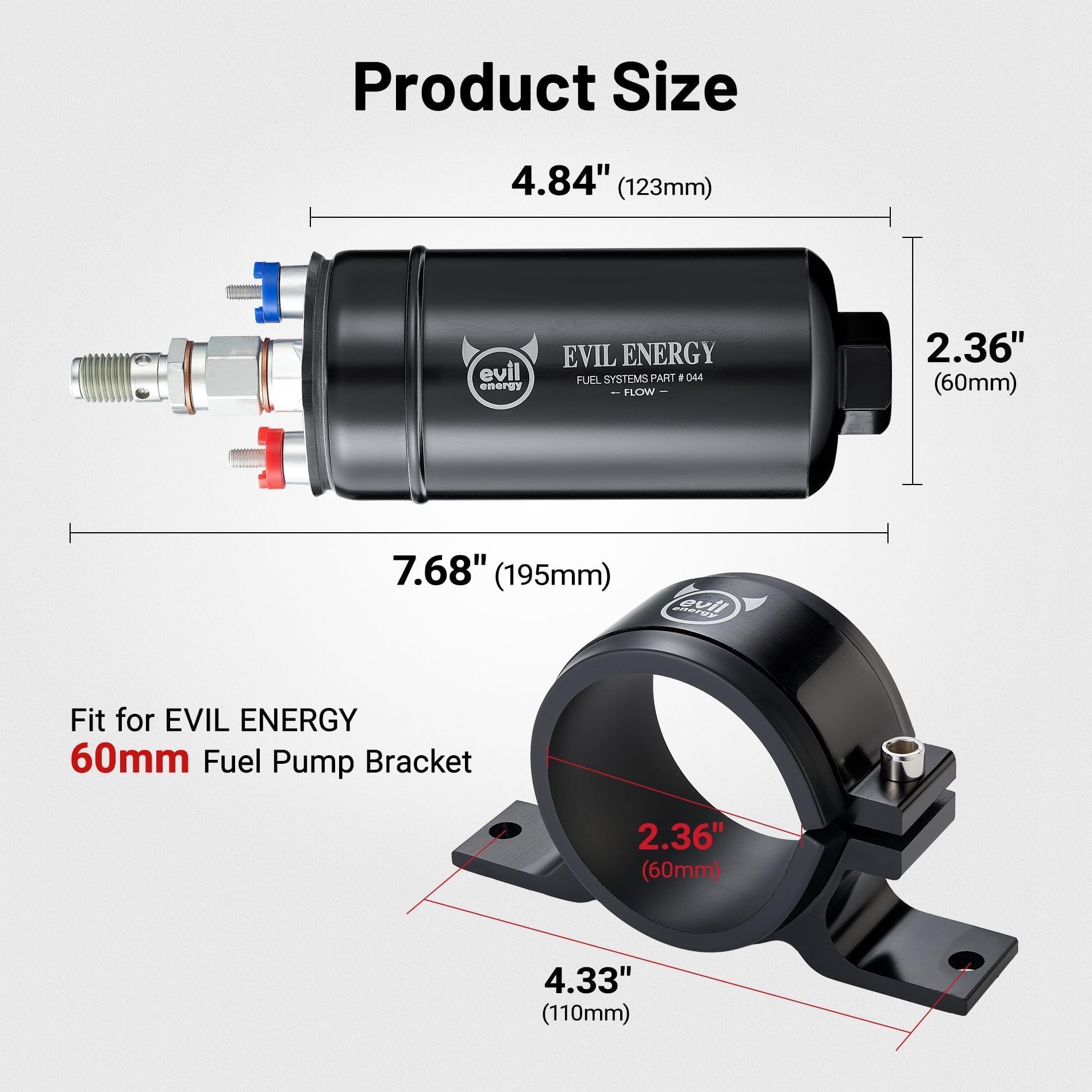 EVIL ENERGY mounting bracket assembly for stable installation