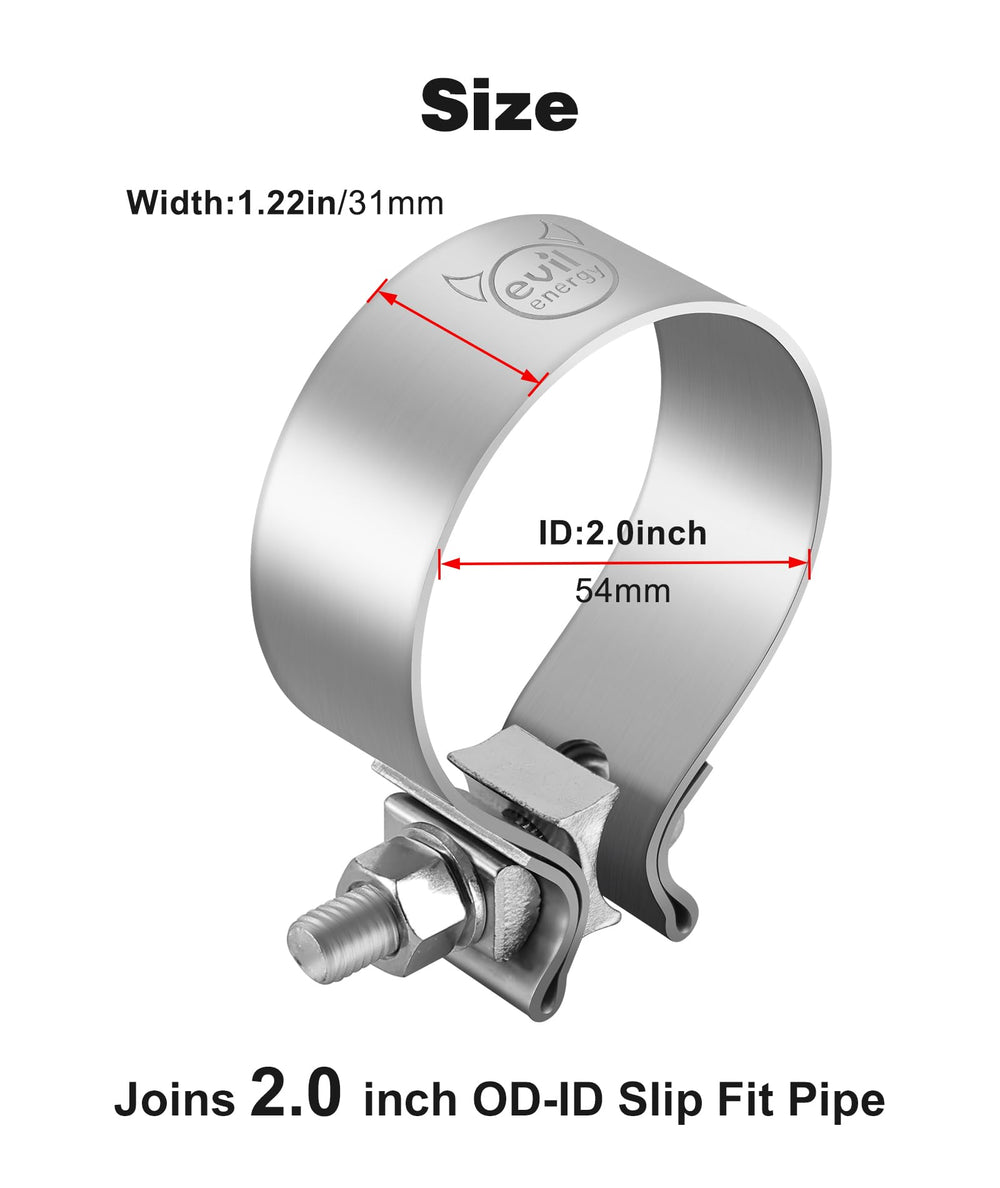 EVIL ENERGY narrow-band clamp with bolt detail enabling fast removal