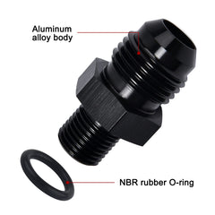 EVIL ENERGY O-ring seal demonstrates leak protection for fuel lines.