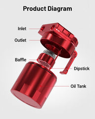 EVIL ENERGY oil catch can 300ml capacity fits most vehicles