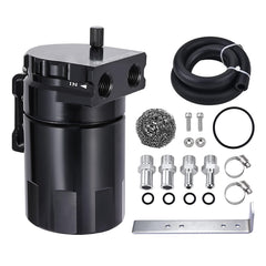 EVIL ENERGY oil catch can with removable baffle traps oil and moisture