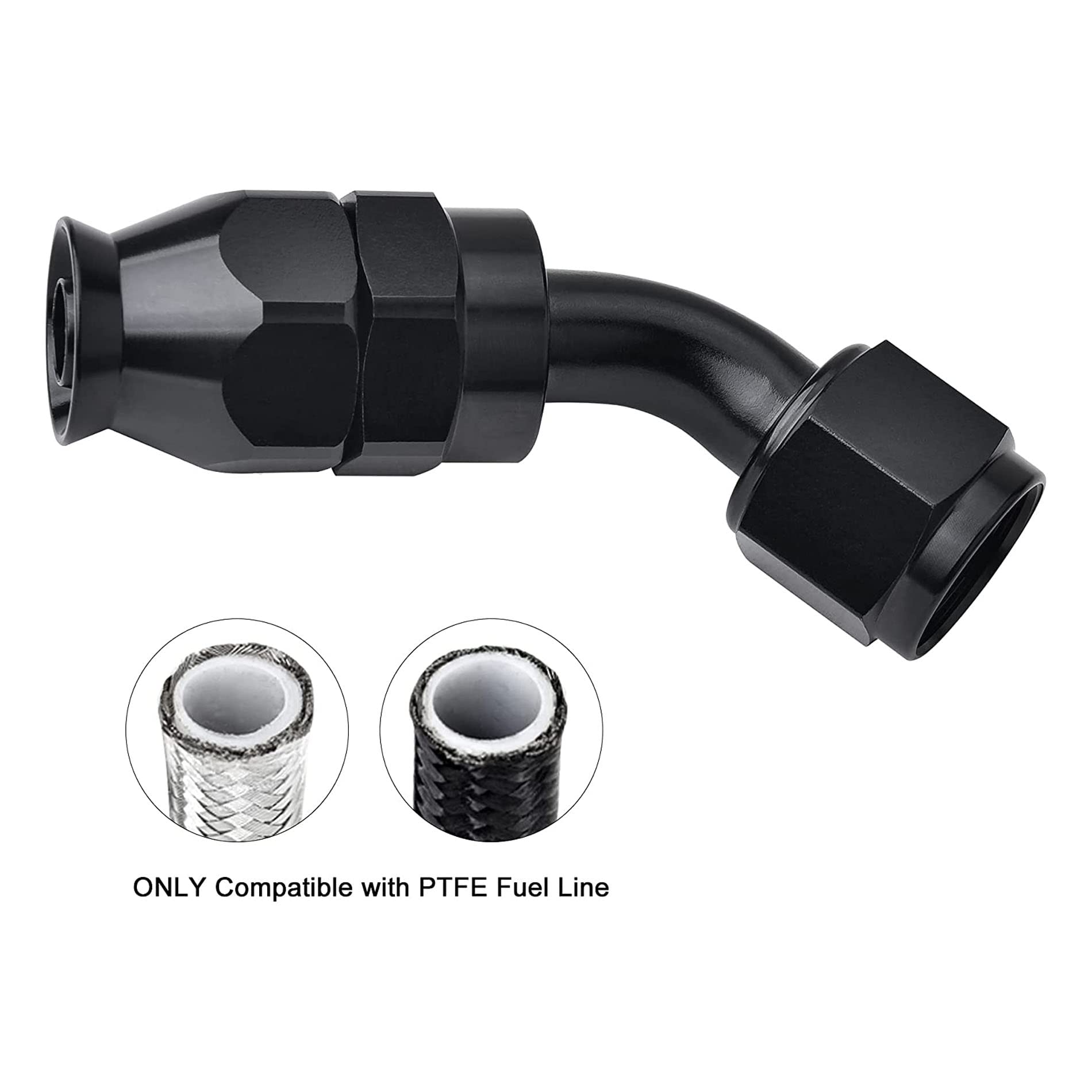 EVIL ENERGY 37-degree seal ensures reliable seating on connections.