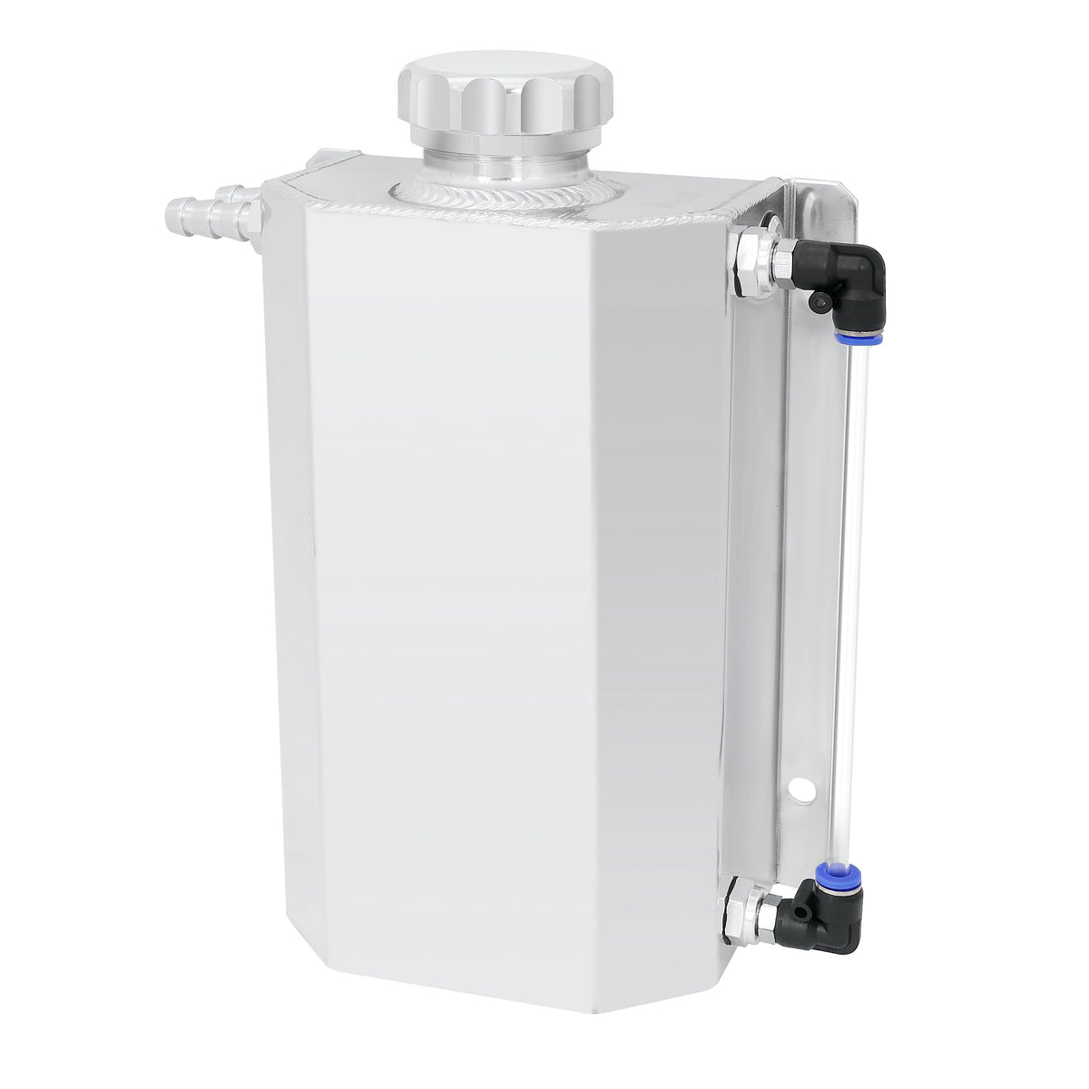 EVIL ENERGY radiator coolant overflow tank 2L with aluminum body for efficient expansion management.