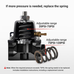 EVIL ENERGY replacement spring 75-120psi for higher pressure options.