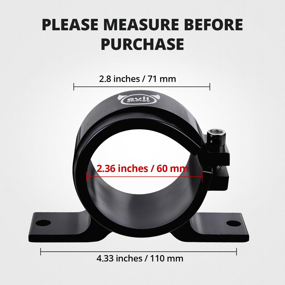 EVIL ENERGY rubber insulation insert reduces vibration and engine bay noise.