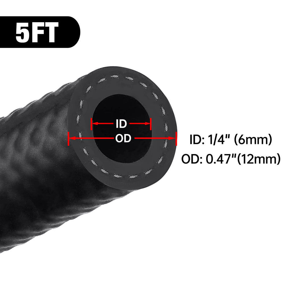 EVIL ENERGY SAE 30R7 hose five-foot length demonstrates flexible routing