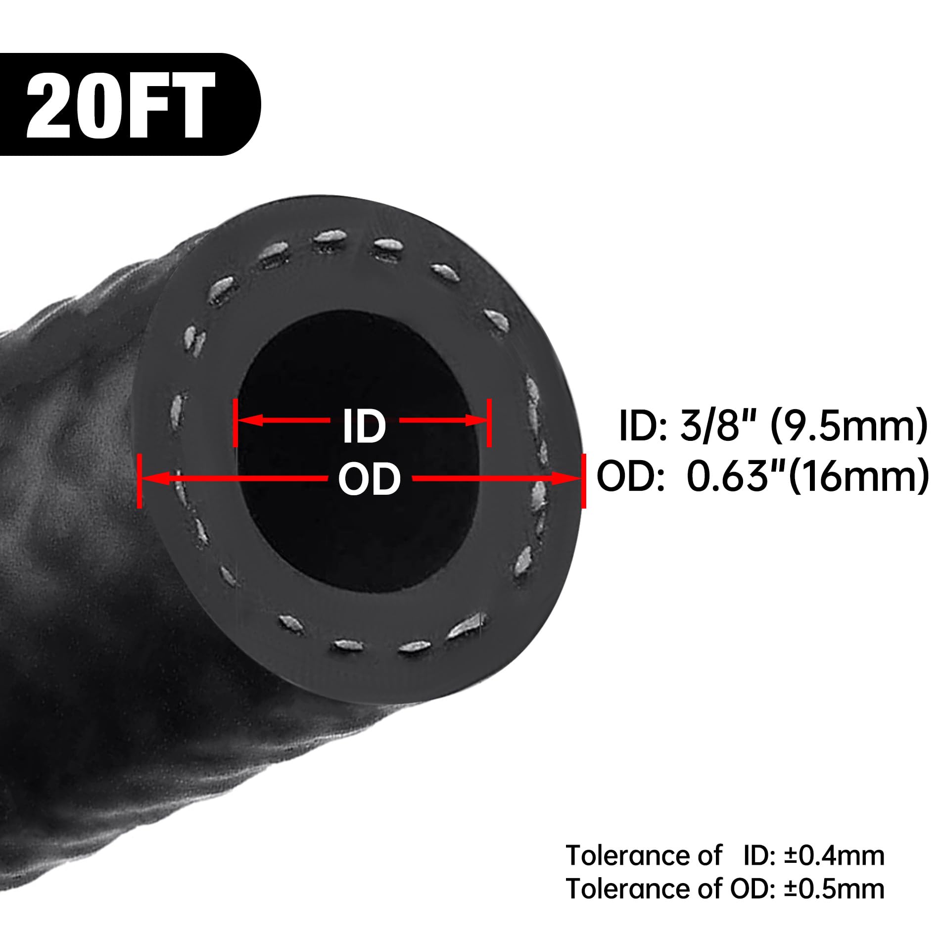 EVIL ENERGY SAE 30R7 hose shows durability for diesel and gasoline tasks