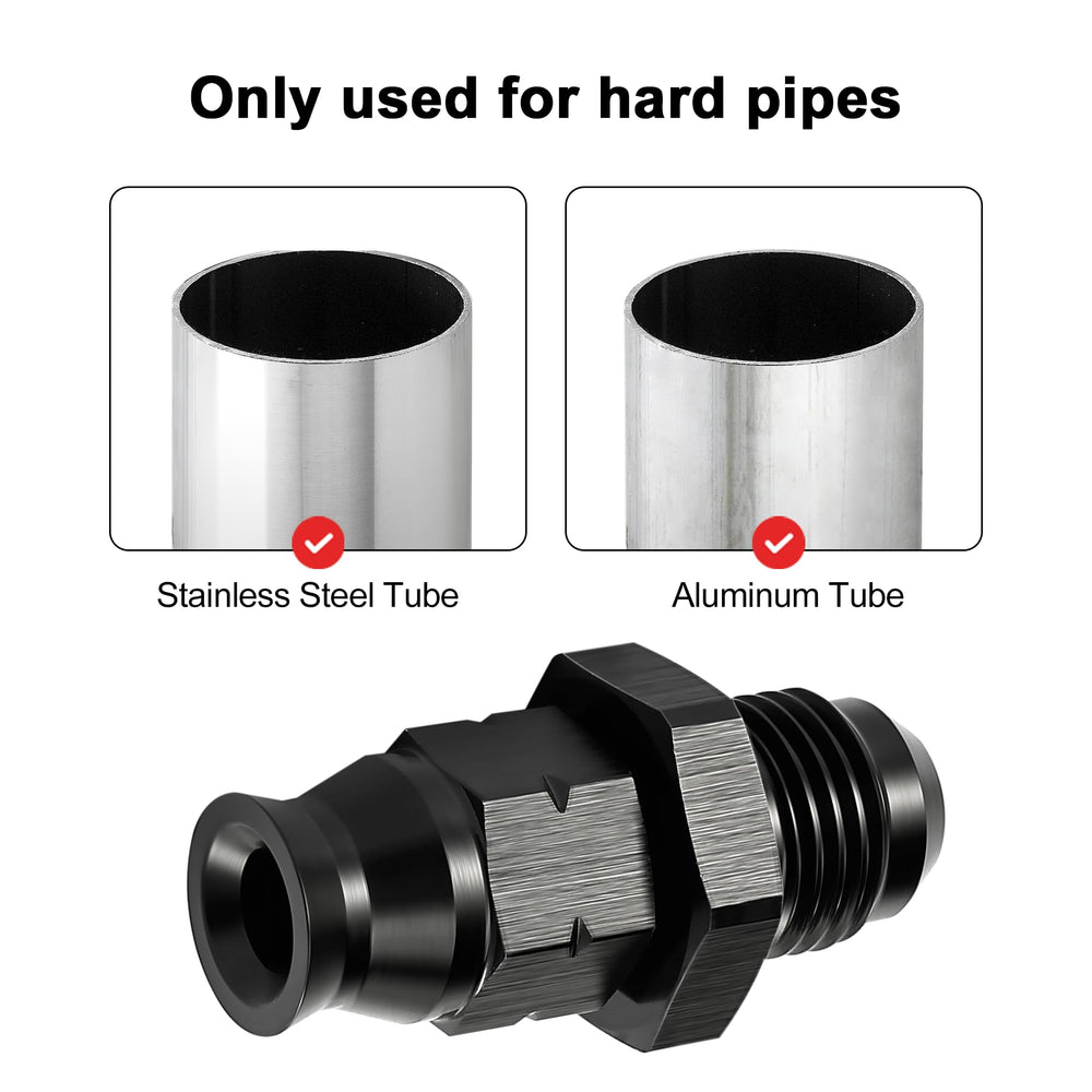 EVIL ENERGY adapter delivers secure 37 degree sealing for dependable fuel system fittings.
