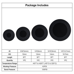 EVIL ENERGY silicone vacuum hose 6mm for steady intake vacuum in performance builds.