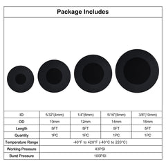 EVIL ENERGY silicone vacuum tubing 6mm for robust boost vacuum lines