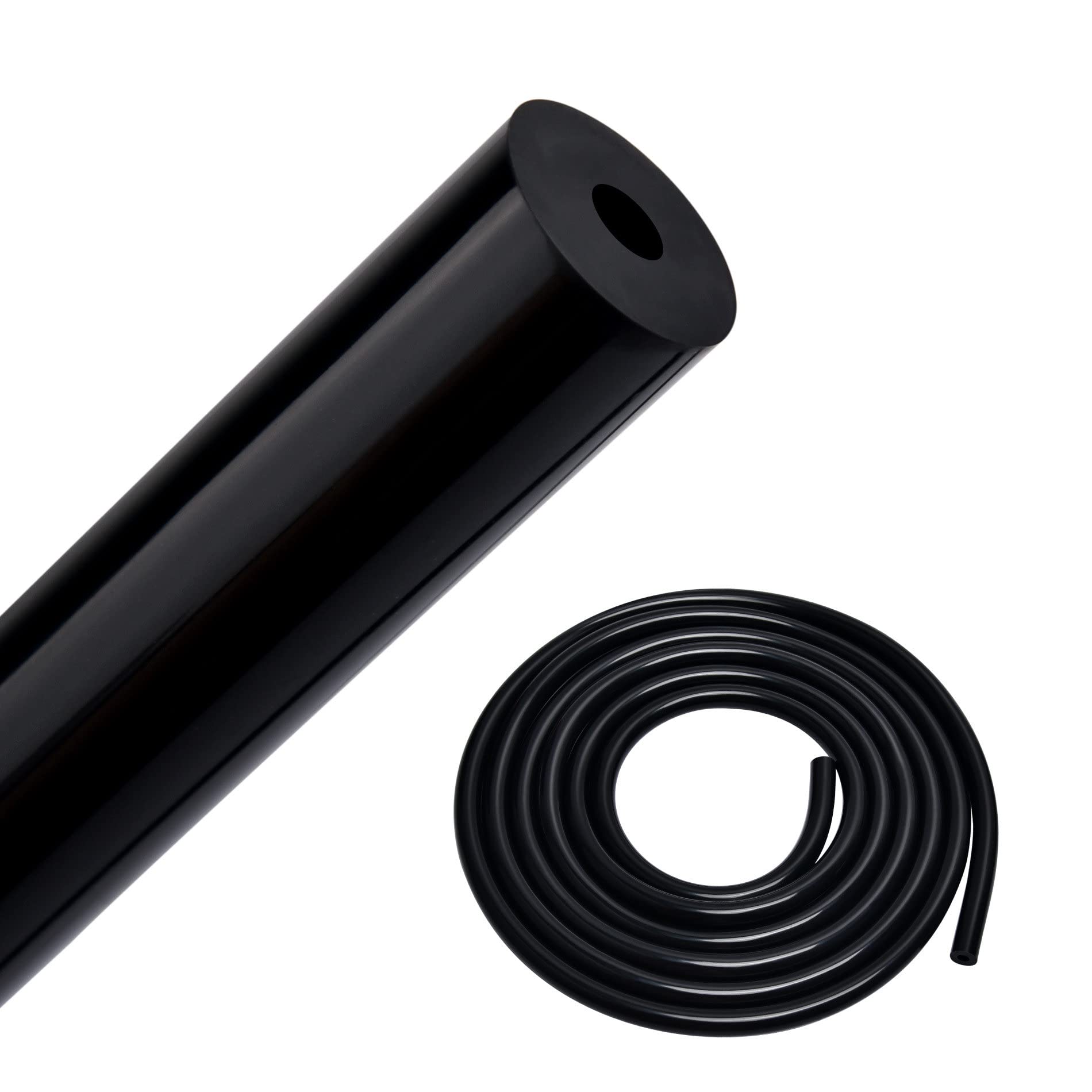 EVIL ENERGY silicone vacuum tubing side view showing flexible 10ft hose for automotive vacuum lines.
