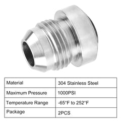 EVIL ENERGY stainless steel bung connection for 8AN line.